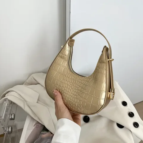Mini Bolsa Feminina em Meia Lua Acessórios de Moda - nacloset 12