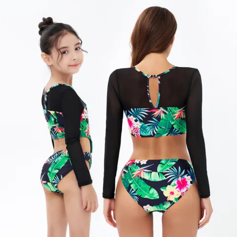 Conjunto de Fato de Banho Mãe e Filha de peça única Biquínis e fatos de banho - nacloset 3 Conjunto de Fato de Banho Mãe e Filha de peça única Biquínis e fatos de banho - nacloset 3