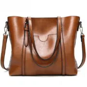 Bolsa Feminina Grande Wax (32 x 29 x 12 cm)