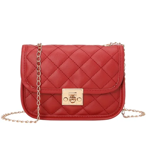 Mini Bolsas Femininas acolchoadas com corrente Acessórios de Moda - nacloset 6