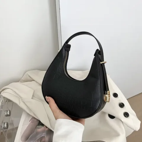 Mini Bolsa Feminina em Meia Lua Acessórios de Moda - nacloset 7