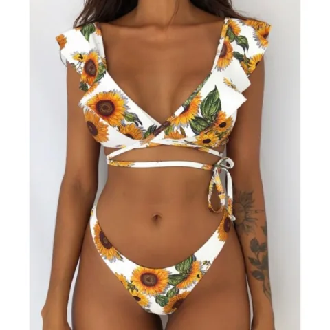 Conjunto de biquíni floral impresso Biquínis e fatos de banho - nacloset 5