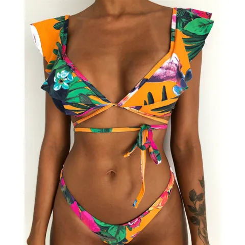 Conjunto de biquíni floral impresso Biquínis e fatos de banho - nacloset 13