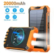 Solar Power Bank 20000 mAh Sem Fios FreeShipping - nacloset