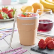 Copo para Fazer Gelados e Granizados com Receitas Frulsh Acessórios de Cozinha - nacloset
