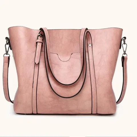 Bolsa Feminina Grande Wax (32 x 29 x 12 cm) Acessórios de Moda - nacloset 10 Bolsa Feminina Grande Wax (32 x 29 x 12 cm) Acessórios de Moda - nacloset 10