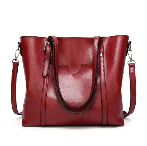 Bolsa Feminina Grande Wax (32 x 29 x 12 cm) Acessórios de Moda - nacloset 12 Bolsa Feminina Grande Wax (32 x 29 x 12 cm) Acessórios de Moda - nacloset 12