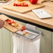 Suporte para Sacos de Lixo com Tampa Acessórios de Cozinha - nacloset