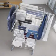 Estendal Dobrável Vertical com Rodas (24 Barras) Casa | Jardim - nacloset 2