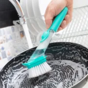 Esfregão com Dispensador de Detergente Acessórios de Cozinha - nacloset