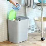 Caixote de Lixo Reciclagem Duplo Casa | Jardim - nacloset