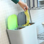 Caixote de Lixo Reciclagem Duplo Casa | Jardim - nacloset 2