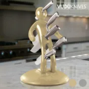 Conjunto & Suporte de Facas Vudú Knives Supreme (5 peças) Acessórios de Cozinha - nacloset