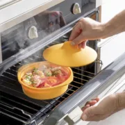 Panela de Vapor de Silicone Multifunções com Receitas Silicotte Acessórios de Cozinha - nacloset 2