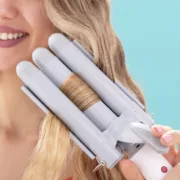 Modelador de Cabelo Cerâmico Triplo Alisadores - nacloset 2