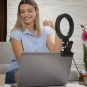 Aro de Luz Selfie com Pinça de Suporte Lumahoop InnovaGoods Casa | Jardim - nacloset 2
