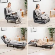 Sofá-cama Individual Convertível 4 em 1 Softfa InnovaGoods Casa | Jardim - nacloset