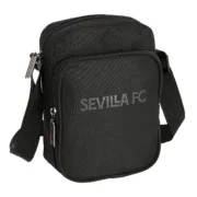 Mala a Tiracolo Sevilla Fútbol Club Teen 16 x 22 x 6 cm Preto Acessórios de Moda - nacloset