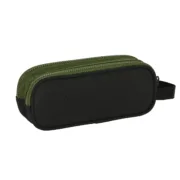 Estojo Duplo Safta Dark forest Preto Verde 21 x 8 x 6 cm Estojo 2 Divisórias - nacloset 2