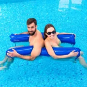 Rede Dupla Flutuante de Água para Piscina Camas de rede - nacloset 2