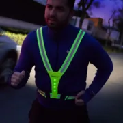 Colete Refletor com LED para Desportistas Desporto | Lazer - nacloset 2