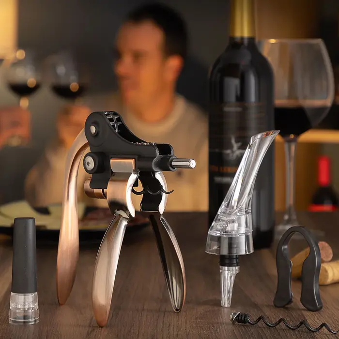 Conjunto de Acessórios para Vinho Servin   5 Peças Acessórios de Cozinha - nacloset 2