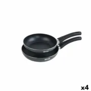 Conjunto de Frigideiras Quttin Alumínio 24 cm 2 Peças (4 Unidades) Cozinha | Gourmet - nacloset