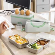 Lancheira Elétrica a Vapor (3 em 1) Acessórios de Cozinha - nacloset