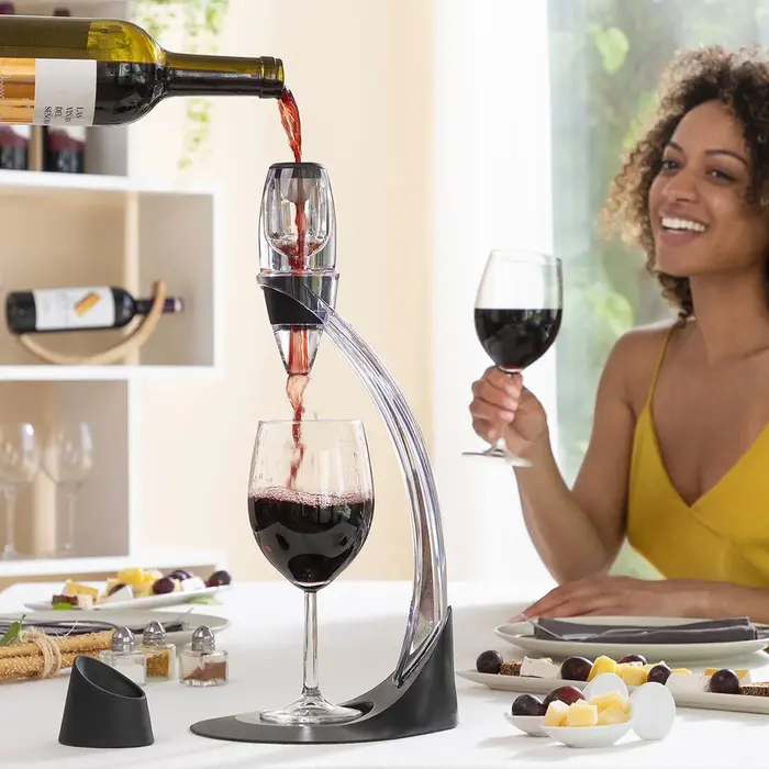 Arejador de Vinho Profissional com Suporte Torre e Base Antigota Winair Acessórios de Cozinha - nacloset 2