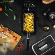 Fritadeira Cecotec CleanFry 3000 ProFilter 3 L 2000W Preto 2000 W Cozinha | Gourmet - nacloset 2