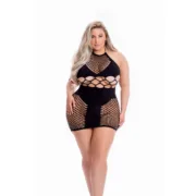 Vestido Pink Lipstick Preto (L) Babydolls e bodies - nacloset