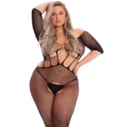 Macacão de mulher Pink Lipstick (XL) Babydolls e bodies - nacloset 2