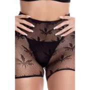 Conjunto de Lingerie Pink Lipstick Preto (Tamanho único) Cuequinhas e tangas - nacloset 2