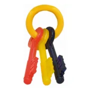 Mordedor para cão Nylabone Chaves Bacon Tamanho S Nylon Termoplástico Cachorros Animais de Estimação - nacloset