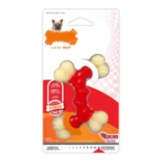 Teether de cão Nylabone Extreme Chew Duplo Bacon Tamanho XL Nylon Termoplástico Animais de Estimação - nacloset