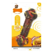Mordedor para cão Nylabone Strong Chew Bacon Queijo Hambúrguer Borracha Tamanho M Animais de Estimação - nacloset