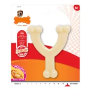 Mordedor para cão Nylabone Extreme Chew Wishbone Tamanho M Frango Nylon Animais de Estimação - nacloset