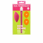 Pincel de Maquilhagem Real Techniques VIVID ESCAPE 4 Peças Acessórios e organizadores - nacloset