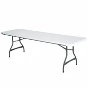 Mesa Dobrável Lifetime Branco 244 x 74 x 76 cm Casa | Jardim - nacloset