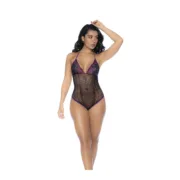 Espartilho Mapalé Preto Roxo Tamanho único (Tamanho único) Babydolls e bodies - nacloset