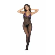 Conjunto de Lingerie Mapalé Preto Lilás Tamanho único (Tamanho único) Cuequinhas e tangas - nacloset