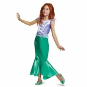 Fantasia para Crianças Disney Princess Ariel Roxo Disfarces e artigos para festas - nacloset 2