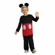 Fantasia para Crianças Mickey Mouse Classic 2 Peças Preto S Disfarces e artigos para festas - nacloset 2