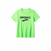 Camisola de Manga Curta Homem Brooks Distance Sleeve 3.0 Verde Desporto | Lazer - nacloset