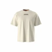 Camisola de Manga Curta Homem Napapijri S-Premium Ss Beige Dimity 2 Bege Moda | Acessórios - nacloset
