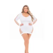 Vestido Pink Lipstick Branco (L) Babydolls e bodies - nacloset