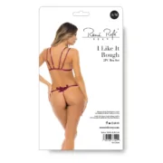 Conjunto de Lingerie René Rofé Vermelho (M/L) Cuequinhas e tangas - nacloset 2