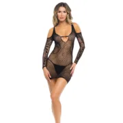 Vestido René Rofé Preto (Tamanho único) Babydolls e bodies - nacloset