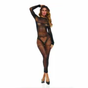 Bodystocking René Rofé Preto (Tamanho único) Lingerie e Roupa Interior - nacloset