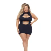 Vestido Pink Lipstick Preto (Queen size) Babydolls e bodies - nacloset